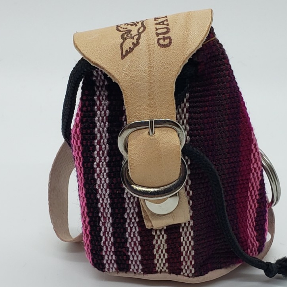 Guatemalan Backpack Keychain